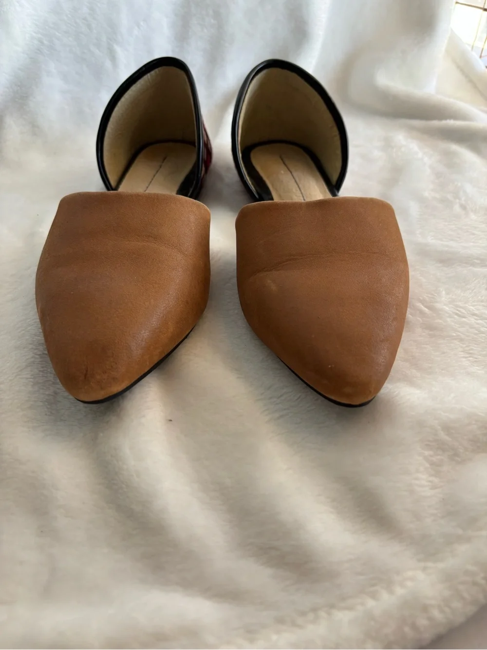 Free People Rajah D’Orsay Embroidered Flats Size 36/6